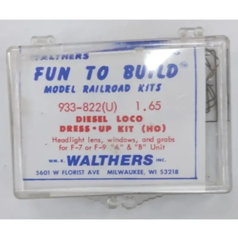 Walthers 933-822 HO Athearn F7 and F9 A/B Units Diesel Dress-Up Kit - Your Source for Gaming Essentials*