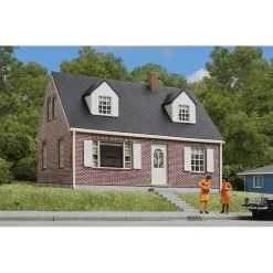 Walthers 933-3774 HO Brick Cape Cod House Kit - Your Source for Gaming Essentials* Best