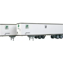 Walthers 949-2203 HO Burlington Northern 45' Stoughton Trailer (Pack of 2) - Your Source for Gaming Essentials* Discount