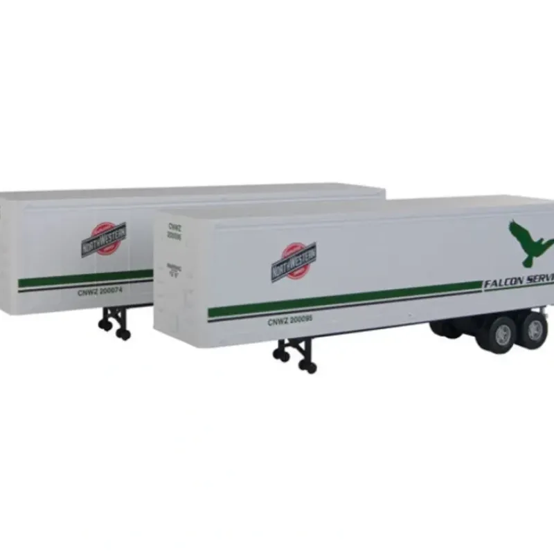 Walthers 949-2308 HO Chicago & North Western 40' Trailer (Pack of 2) - Your Source for Gaming Essentials* Outlet