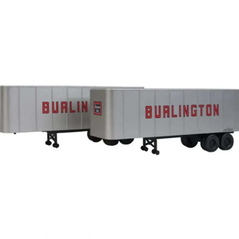Walthers 949-2358 HO Chicago, Burlington & Qunicy 32'' Trailer 2-Pack - Assemble - Your Source for Gaming Essentials* Sale