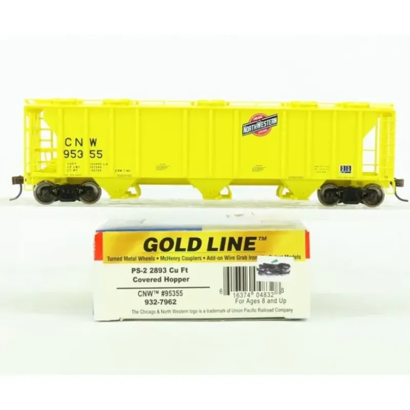 Walthers 932-7962 HO Chicago North Western PS-2 3-Bay Covered Hopper #95355 LN/Box - Your Source for Gaming Essentials* Outlet