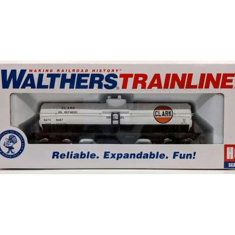 Walthers 931-1616 HO Clark Oil GATX 40' Tank Car Ready to Run # 9487 - Your Source for Gaming Essentials* Sale