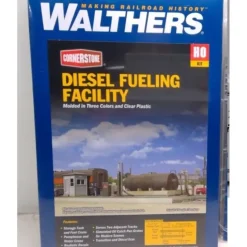 Walthers 933-2908 HO Cornerstone Series Diesel Fueling Facility Building Kit - Your Source for Gaming Essentials*