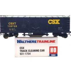 Walthers 931-1754 HO CSX 40' Plug-Door Track Cleaning Boxcar #135720 - RTR - Your Source for Gaming Essentials* Outlet