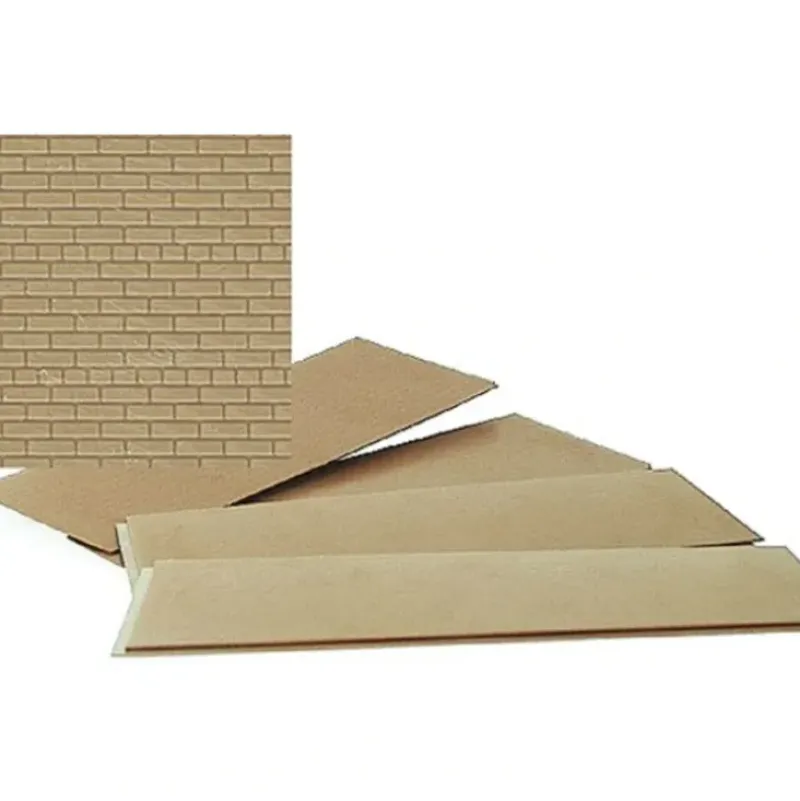 Walthers 933-3524 HO Dark Cream Brick Sheet 4 x 9-3/4 10.1 x 24.7cm (Pack of 4) - Your Source for Gaming Essentials* Best