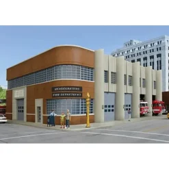 Walthers 933-3765 HO Fire Department Headquarters Building Kit - Your Source for Gaming Essentials*
