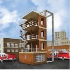 Walthers 933-3766 HO Fire Department Drill Tower Building Kit - Your Source for Gaming Essentials*