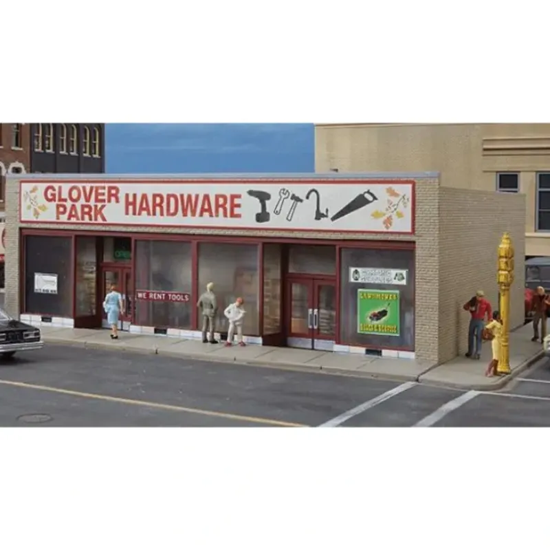 Walthers 933-3465 HO Glover Park Hardware Structure Kit - Your Source for Gaming Essentials* Clearance