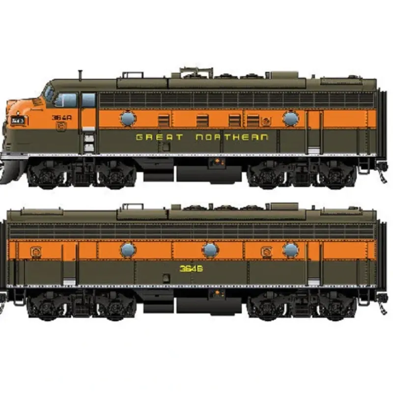 Walthers 920-40706 HO GN EMD F7A-B Set Tsunami Sound & DCC #364A, 364B - Your Source for Gaming Essentials* Best