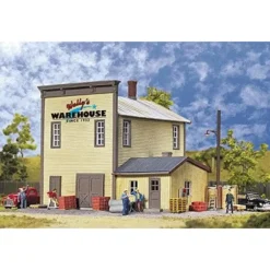 Walthers 933-3605 HO Gold Ribbon Series Wally's Warehouse Building Kit - Your Source for Gaming Essentials* New