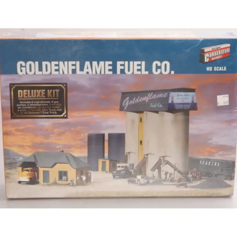 Walthers 933-3706 HO Goldenflame Fuel Company Structure Building Kit - Your Source for Gaming Essentials* New