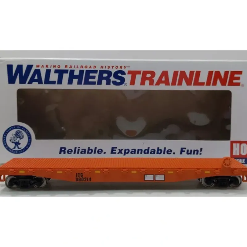 Walthers 931-1606 HO Illinois Central Gulf Flatcar #960214 - Your Source for Gaming Essentials* Sale