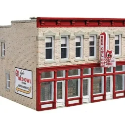 Walthers 933-3472 HO Jim's Red Owl Building Kit - Your Source for Gaming Essentials* Outlet