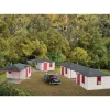 Walthers 933-3482 HO Motel Cabin 4-Pack Kit - Your Source for Gaming Essentials* Clearance