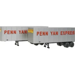 Walthers 949-2351 HO Penn Yan Express 32' Trailer 2-Pack - Your Source for Gaming Essentials* Outlet