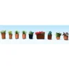 Walthers 949-1082 HO Potted Flowers - Botanicals (Pack of 9) - Your Source for Gaming Essentials* Online