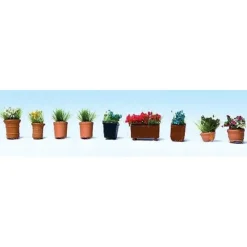Walthers 949-1082 HO Potted Flowers - Botanicals (Pack of 9) - Your Source for Gaming Essentials* Online