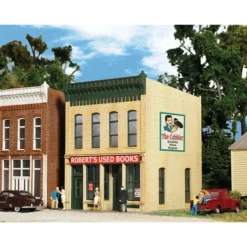 Walthers 933-3659 HO Robert's Used Books Building Kit - Your Source for Gaming Essentials* Clearance