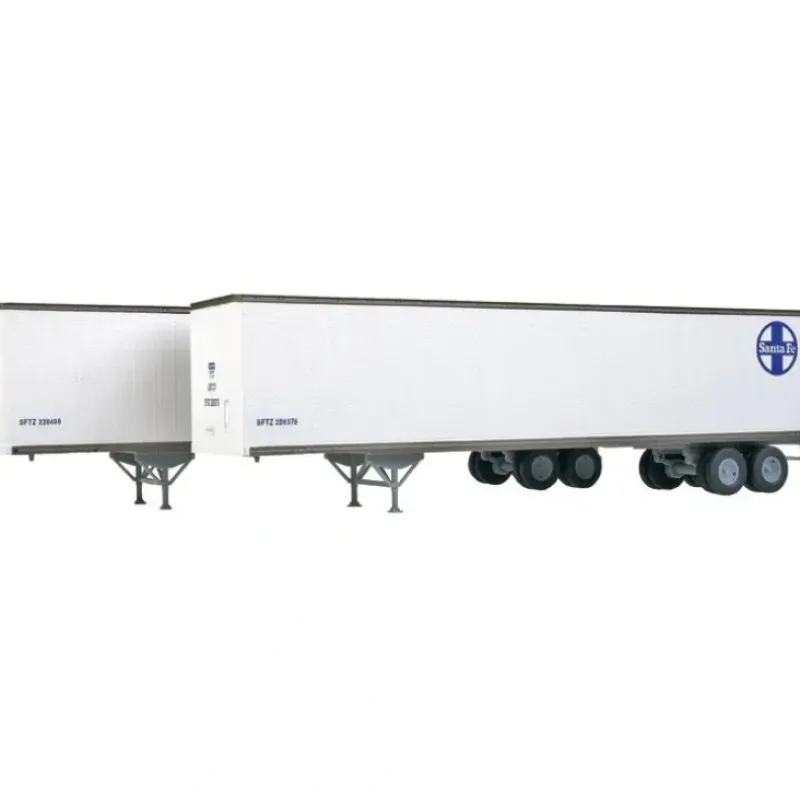Walthers 949-2254 HO Santa Fe 48' Stoughton Trailer 2-Pack - Assembled - Your Source for Gaming Essentials*