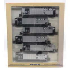 Walthers 932-5327 HO Scale Burlington Northern Santa Fe Bethgons (Pack of 6) LN/Box - Your Source for Gaming Essentials* Discount