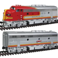 Walthers 920-48275 HO Scale Santa Fe EMD F-3A/B Diesel Locomotive Set #18C/18B - Your Source for Gaming Essentials* Clearance