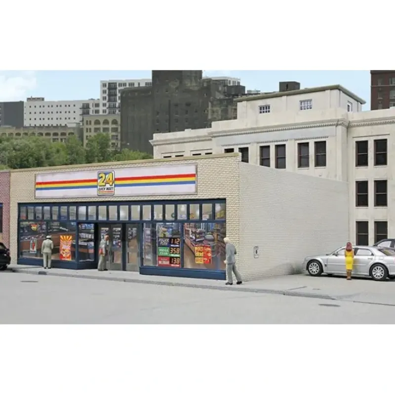 Walthers 933-3477 HO 24-Seven Quick Mart Building Kit - Your Source for Gaming Essentials* Outlet