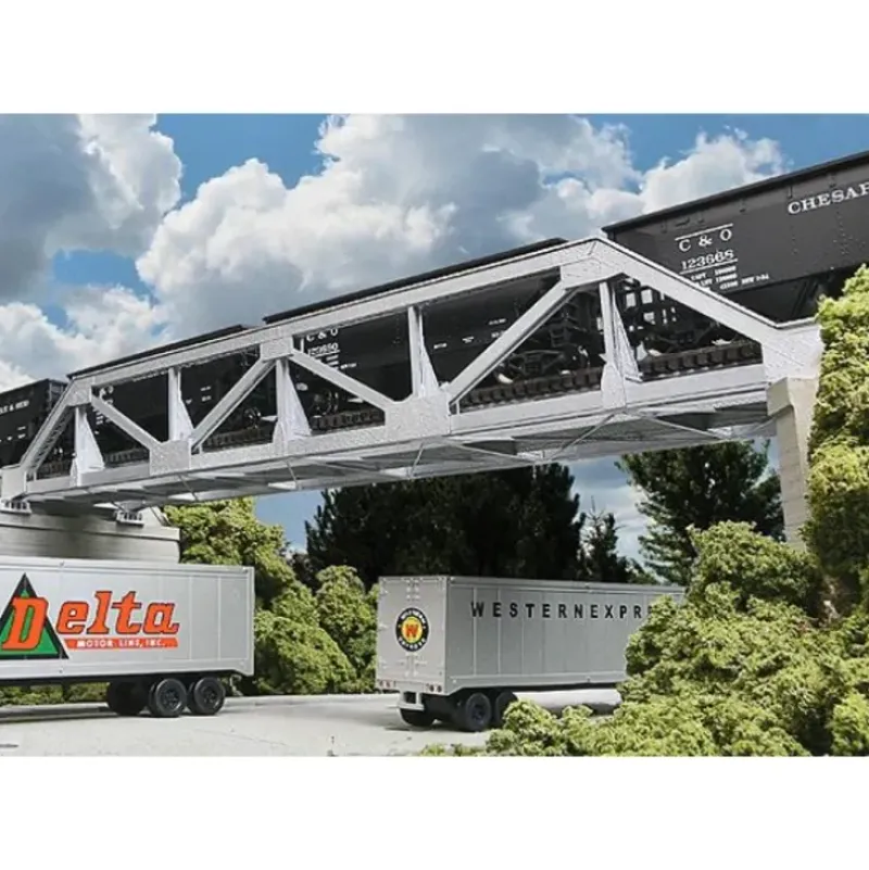 Walthers 933-4030 HO Single-Track Pony Truss Bridge Cornerstone Building Kit - Your Source for Gaming Essentials* Outlet