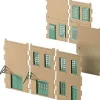 Walthers 933-3722 HO Small Walls W/Windows & Doors Modular Building Pieces - Your Source for Gaming Essentials* Clearance