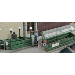 Walthers 933-3762 HO Subway Entrance Builds 2 Complete Models Kit - Your Source for Gaming Essentials*
