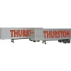 Walthers 949-2305 HO Thurston 40' Trailer Assembled Large Lettering (Pack of 2) - Your Source for Gaming Essentials* Best