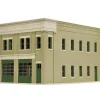 Walthers 933-4022 HO Two-Bay Fire Station Building Kit - Your Source for Gaming Essentials* Clearance