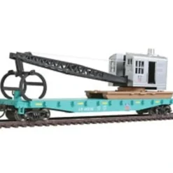 Walthers 931-1783 HO Union Pacific Flatcar with Logging Crane #19436 - Your Source for Gaming Essentials* Best