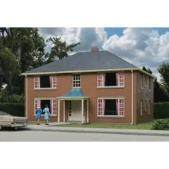 Walthers 933-3781 HO 4-Unit Brick Apartment Building Kit - Your Source for Gaming Essentials* Best