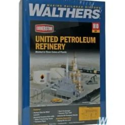 Walthers 933-3705 HO United Petroleum Refinery Deluxe Industrial Building Kit - Your Source for Gaming Essentials* New