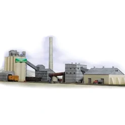 Walthers 933-3098 HO Valley Cement Plant Structure Kit - Your Source for Gaming Essentials* Hot