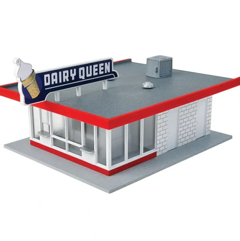 Walthers 933-3484 HO Vintage Dairy Queen Building Kit - Your Source for Gaming Essentials* Outlet
