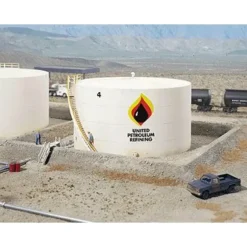 Walthers 933-3167 HO Wide Oil Storage Tank With Retention Berms Kit - Your Source for Gaming Essentials* Clearance