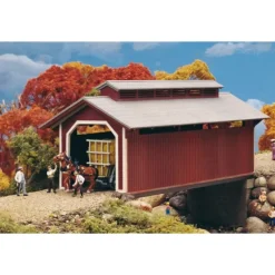 Walthers 933-3652 HO Willow Glen Covered Bridge Kit - Your Source for Gaming Essentials* Online