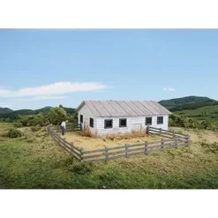 Walthers 933-3337 Hog House & Pen Lasercut Building Kit - Your Source for Gaming Essentials* Clearance
