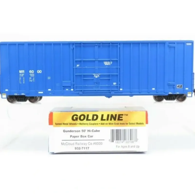 Walthers 932-7117 McCloud Railway Co. Gunderson 50' Hi Cube Paper Box Car #6000 - Your Source for Gaming Essentials*