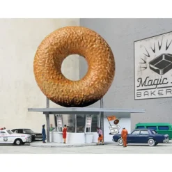 Walthers 933-3835 N Hole-In-One Donut Shop Building Kit - Your Source for Gaming Essentials* New