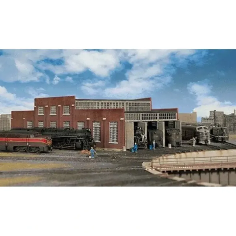 Walthers 933-3261 N Modern Roundhouse Addition 3 Add-On Stalls Building Kit - Your Source for Gaming Essentials* Online