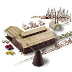 Walthers 933-3236 N Mountain Lumber Co. Sawmill Industrial Building Kit - Your Source for Gaming Essentials* Best