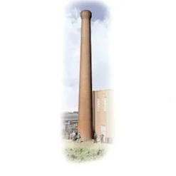 Walthers 933-3289 N One-Piece Brick Smokestack (Pack of 2) - Your Source for Gaming Essentials* Clearance
