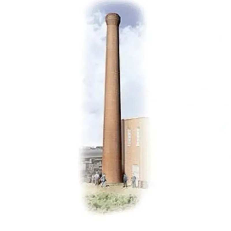 Walthers 933-3289 N One-Piece Brick Smokestack (Pack of 2) - Your Source for Gaming Essentials* Clearance