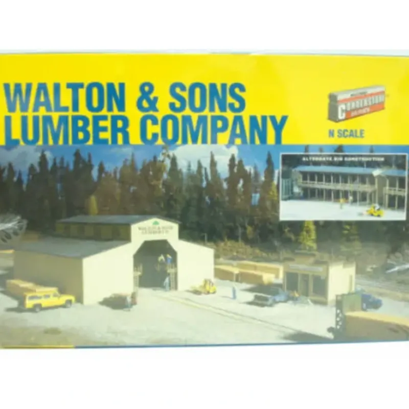 Walthers 933-3235 N Walton & Sons Lumber Industrial Building Kit - Your Source for Gaming Essentials* New