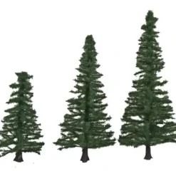 Walthers 949-1159 Pine Trees with Pin Base 1.56"-3.37" (Pack of 10) - Your Source for Gaming Essentials* Outlet