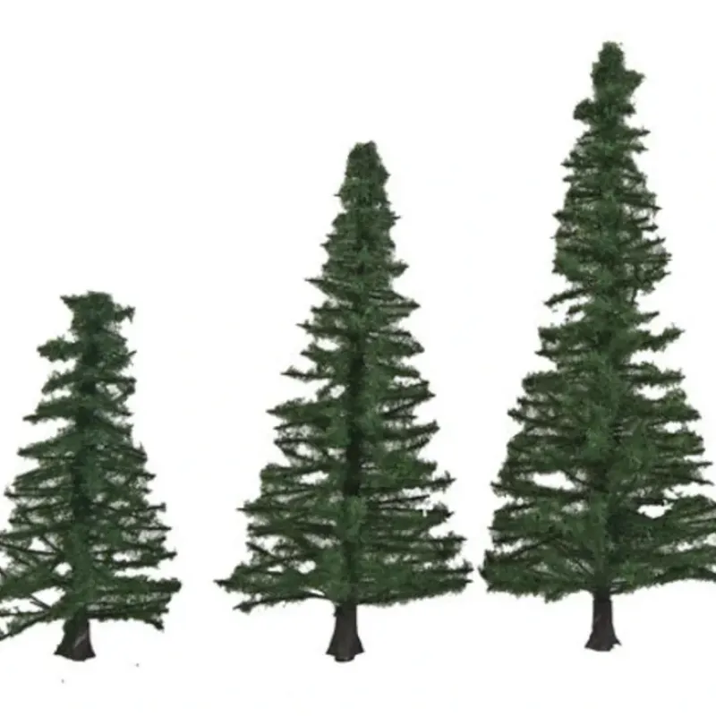 Walthers 949-1159 Pine Trees with Pin Base 1.56"-3.37" (Pack of 10) - Your Source for Gaming Essentials* Outlet