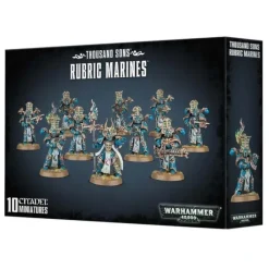 Tabletop Miniatures>Warhammer 40K: Chaos Space Thousand Sons Rubric Marines Plastic Miniatures - Your Source for Gaming Essentials